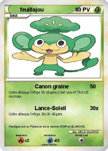 Pokemon feuillajou