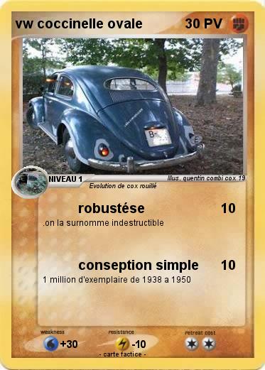 Pokemon vw coccinelle ovale