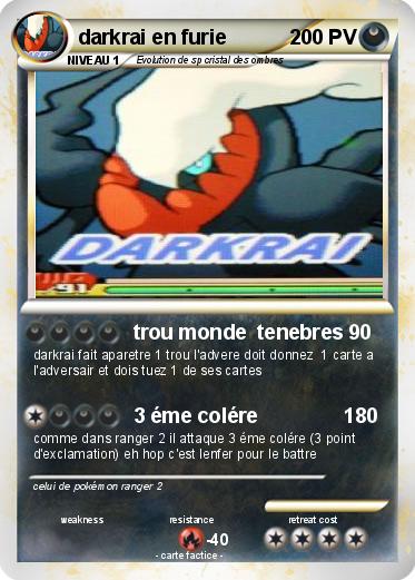 Pokemon darkrai en furie