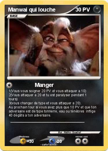 Pokemon Manwai qui louche