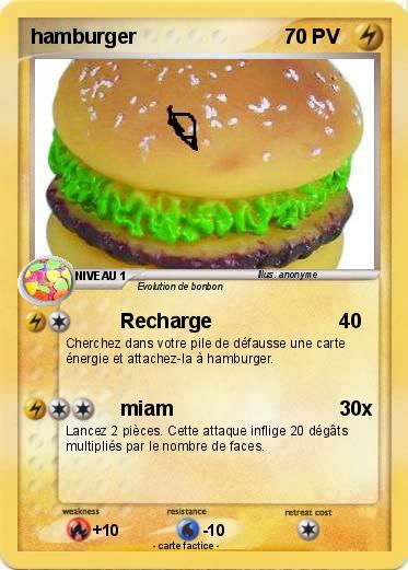 Pokemon hamburger