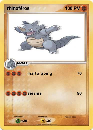 Pokemon rhinoféros