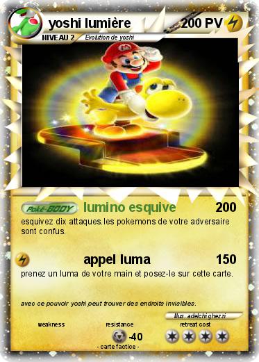 Pokemon yoshi lumière