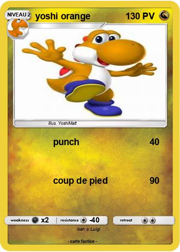 Pokemon yoshi orange