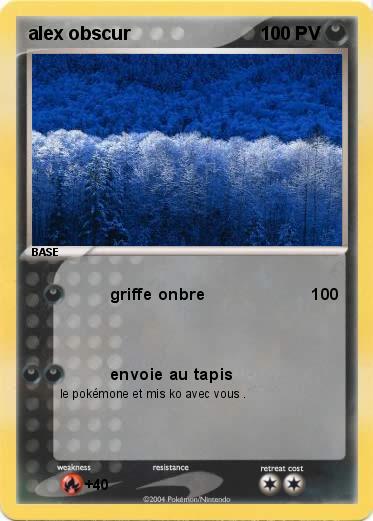 Pokemon alex obscur