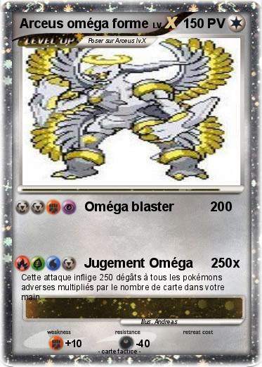 Pokemon Arceus oméga forme