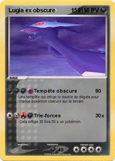 Pokemon Lugia ex obscure          150
