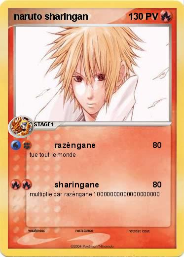 Pokemon naruto sharingan