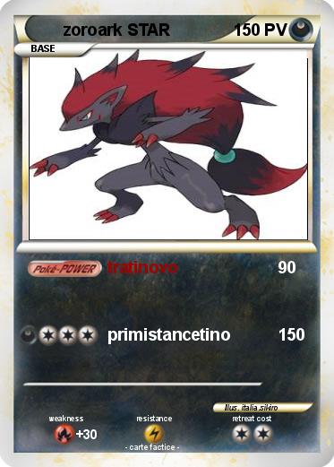 Pokemon zoroark STAR