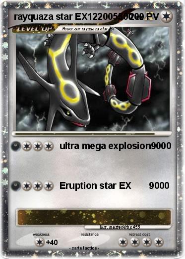 Pokemon rayquaza star EX122005500