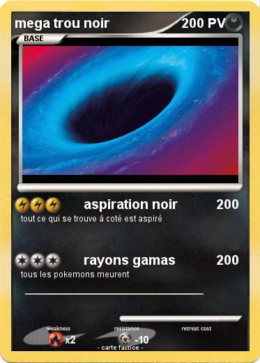 Pokemon mega trou noir
