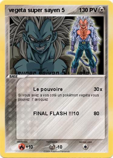 Pokemon vegeta super sayen 5