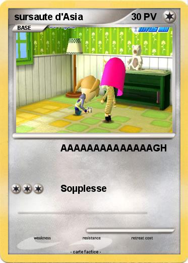 Pokemon sursaute d'Asia