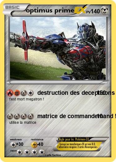 Pokemon optimus prime