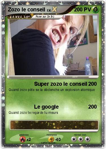 Pokemon Zozo le conseil