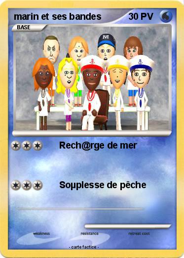 Pokemon marin et ses bandes