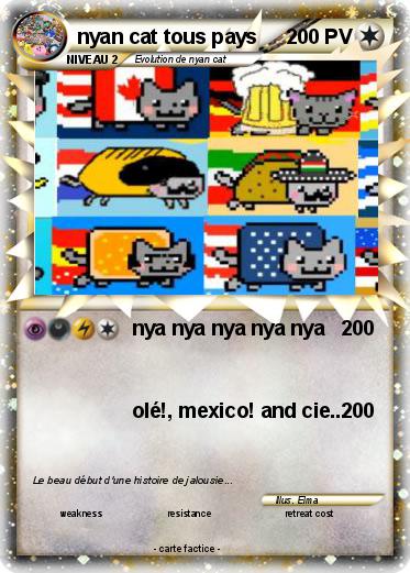 Pokemon nyan cat tous pays