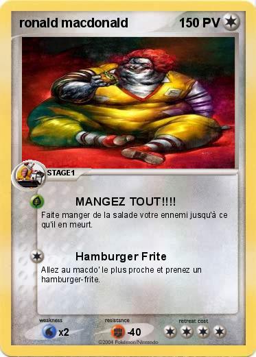 Pokemon ronald macdonald