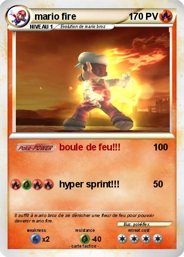 Pokemon mario fire