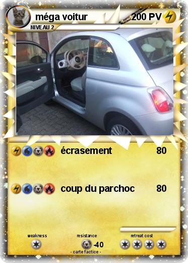 Pokemon méga voitur