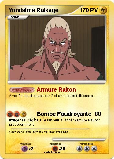 Pokemon Yondaime Raikage