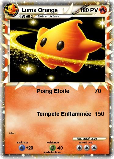 Pokemon Luma Orange