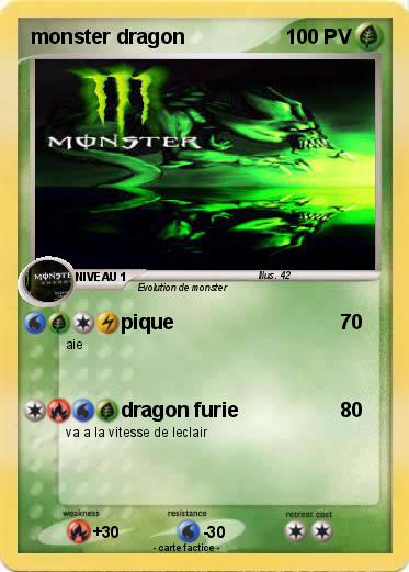 Pokemon monster dragon