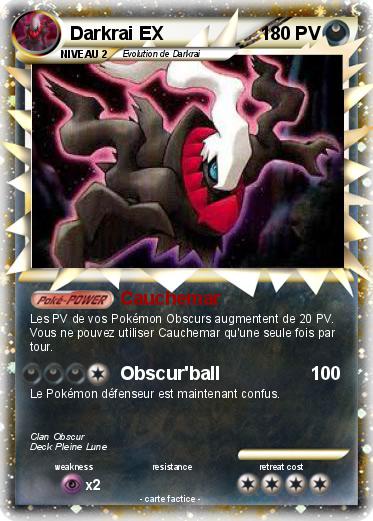 Pokemon Darkrai EX