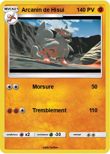 Pokemon Arcanin de Hisui