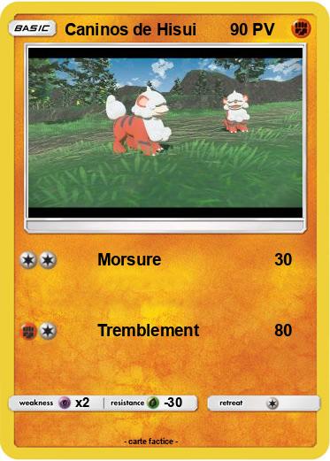 Pokemon Caninos de Hisui
