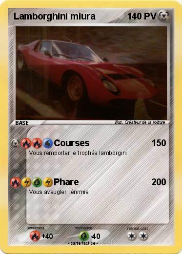 Pokemon Lamborghini miura