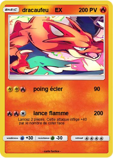 Pokemon dracaufeu    EX
