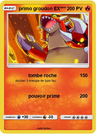 Pokemon primo groudon EX***