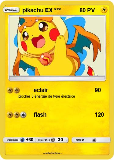 Pokemon pikachu EX ***