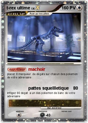 Pokemon t-rex ultime