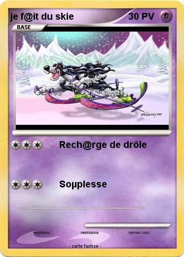 Pokemon je f@it du skie