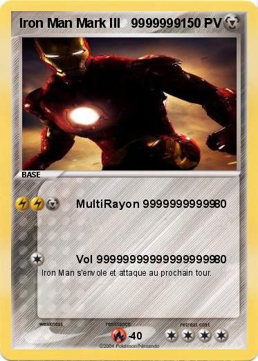 Pokemon Iron Man Mark III   9999999