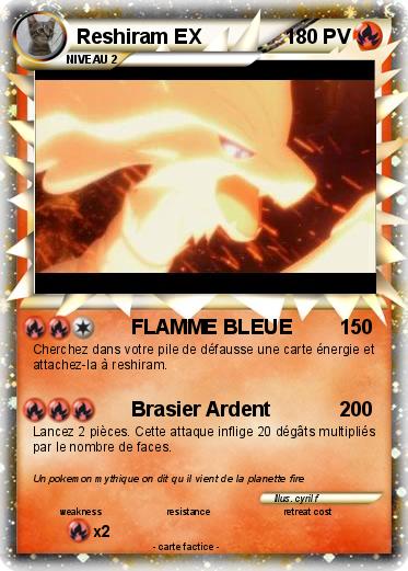 Pokemon Reshiram EX
