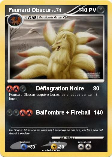 Pokemon Feunard Obscur