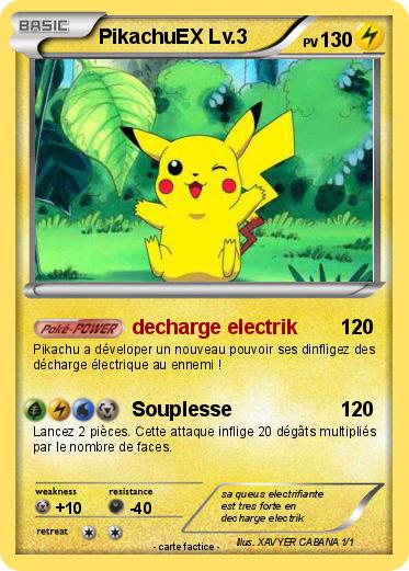 Pokemon PikachuEX Lv.3
