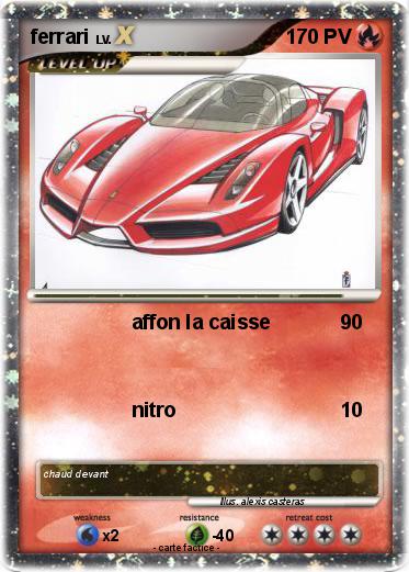 Pokemon ferrari