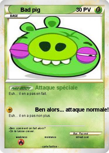 Pokemon Bad pig