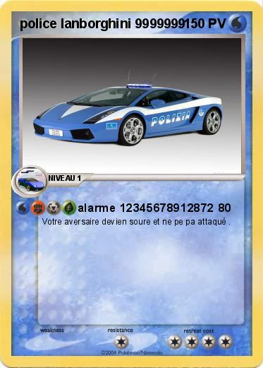 Pokemon police lanborghini 9999999