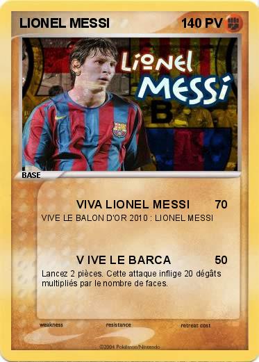 Pokemon LIONEL MESSI