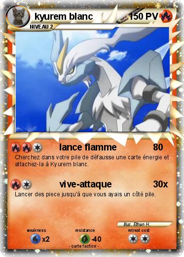 Pokemon kyurem blanc