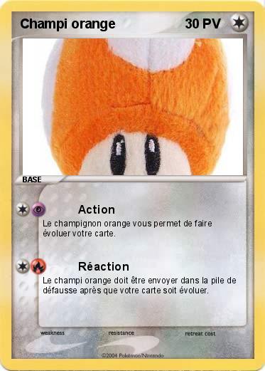 Pokemon Champi orange