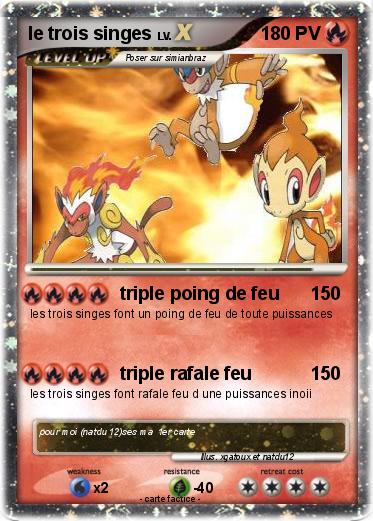Pokemon le trois singes