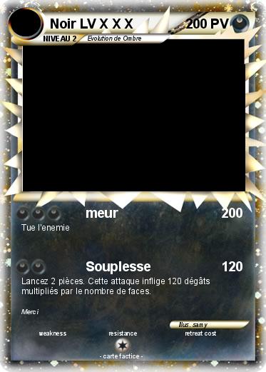 Pokemon Noir LV X X X