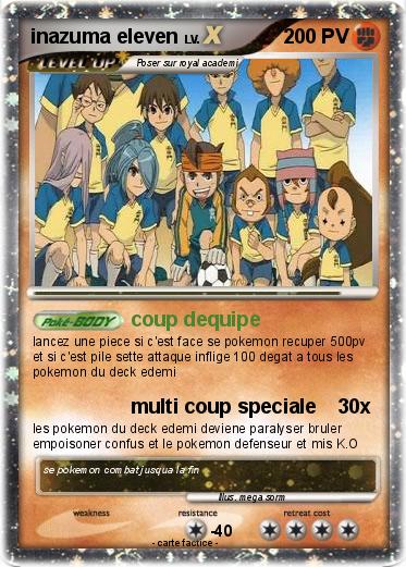 Pokemon inazuma eleven