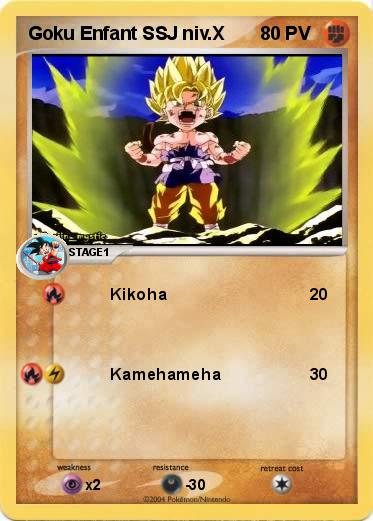 Pokemon Goku Enfant SSJ niv.X